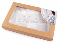 Satnov upan pro nevsty s aplikac 1 (CZ) Off White, 1 ks - zvtit obrzek