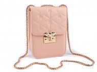 Dmsk kabelka provan crossbody s velou 13x18,5 cm 1 pudrov, 1 ks - zvtit obrzek