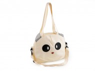 Dtsk bavlnn taka sportovn pes, panda 35x30 cm 1 ren svtl, 1 ks - zvtit obrzek