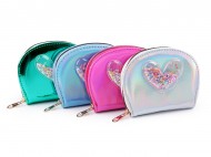 Dv penenka srdce s pespacmi flitry 10,5x13 cm