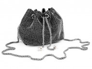 Kabelka stahovac s kamnky 25x14,5 cm