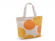 Textiln taka imitace lnu se zipem 31x24,5 cm