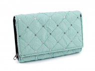 Dmsk penenka textiln s flitry 10x15 cm