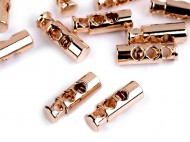Kovov brzdiky 7x23 mm 2 rov zlato, 4 ks - zvtit obrzek