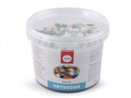 Mozaikov kamnky sklenn 1 kg 4 (10x10 mm) zelen tm., 1 ks - zvtit obrzek