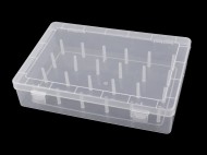 Plastov box na 24 ks nit transparent, 1 ks - zvtit obrzek
