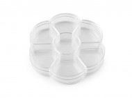 Plastov box / zsobnk kvt 10 cm transparent, 1 ks - zvtit obrzek