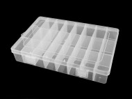 Plastov box / zsobnk 13x19,5x3,6 cm