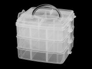 Plastov box / kufk 3 patrov s rukojet