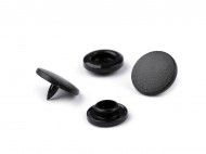 Plastov patentky / stiskac knoflky vel. 20 - 5 (B5) ern, 1000 sada