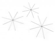 Vnon hvzda / vloka drtn zklad na korlkovn 10,5 cm, 12,5 cm, 13,5 cm