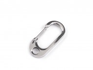 Karabina z nerezov oceli prvlek 6 mm 1 (16x36 mm) platina, 1 ks - zvtit obrzek