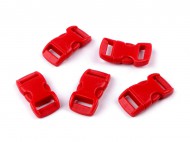 Spona trojzubec prohnut mini e 10 mm - 3 erven, 10 pr
