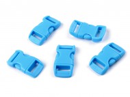 Spona trojzubec prohnut mini e 10 mm - 4 modr azuro, 10 pr