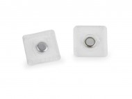 Skryt magnetick zapnn k nait 8 mm 2 transparent tverec, 10 pr - zvtit obrzek