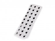 Samolepic oi pohybliv s asami 10 a 12 mm - 2 (12 mm) ern, 1 karta
