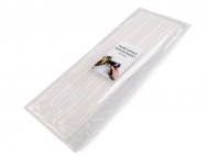 Tavn lepidlo 7 mm dlka 25 cm neloutnouc transparent, 10 ks - zvtit obrzek