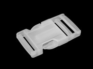 Spona trojzubec transparent e 25 mm, 32 mm - 2 (32 mm) transparent, 20 pr