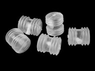 Psktko do textilnch vrobk 24x28 mm - transparent, 20 ks