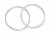 Akrylov ucha na taky, transparent - 2 transparent, 2 ks