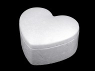 Krabika srdce k dotvoen 12,5x15 cm polystyren