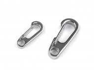 Karabina z nerezov oceli prvlek 3; 4 mm