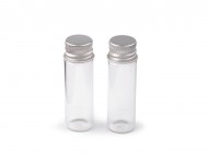 Sklenn lahvika se roubovacm vkem 16x50 mm transparent, 12 ks - zvtit obrzek