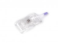 Magnetick plastov spona e 20 mm - 1 transparent, 1 pr
