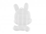Plastov box / zsobnk 12,5x19x1,8 cm na korlky a komponenty 1 transparent, 1 ks - zvtit obrzek
