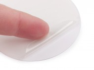 Samolepic zplata transparetn 6 cm rychloopravn